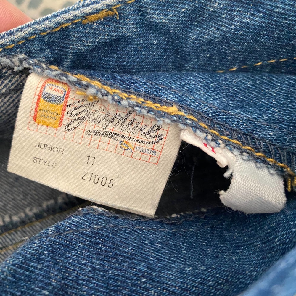 Vintage 80's Gasoline Mom Button Fly Jeans Sz 11 Jr - Picture 8 of 10